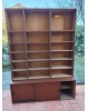 Enfilade Bibliothèque scandinave portes coulissantes vintage 1960