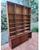 Enfilade Bibliothèque scandinave portes coulissantes vintage 1960