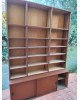 Enfilade Bibliothèque scandinave portes coulissantes vintage 1960